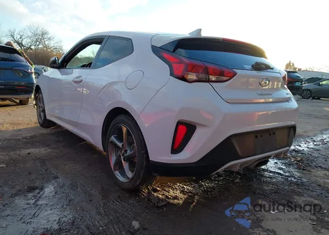 2020 Hyundai Veloster 2.0 from USA, damaged, VIN KMHTG6AF1LU026811